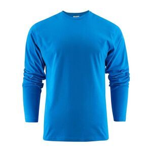 Printer Unisex Adult Heavier Pro Long-Sleeved T-Shirt / Ocean Blue
